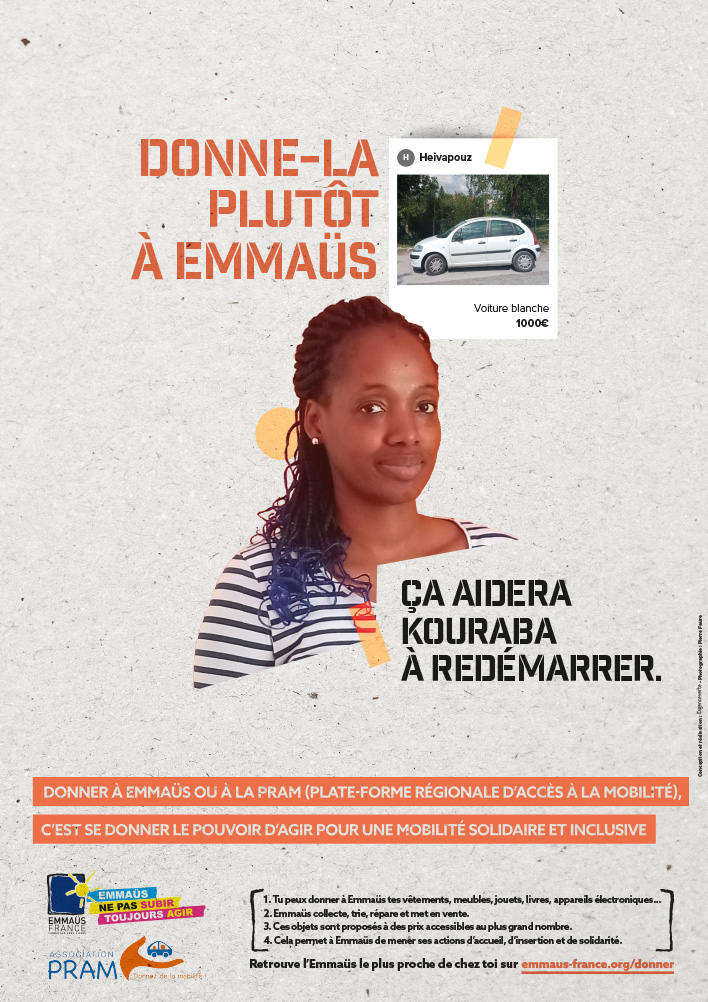 Affiche campagne don Emmaüs